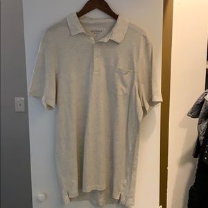 J Crew Men’s LT Oatmeal Polo